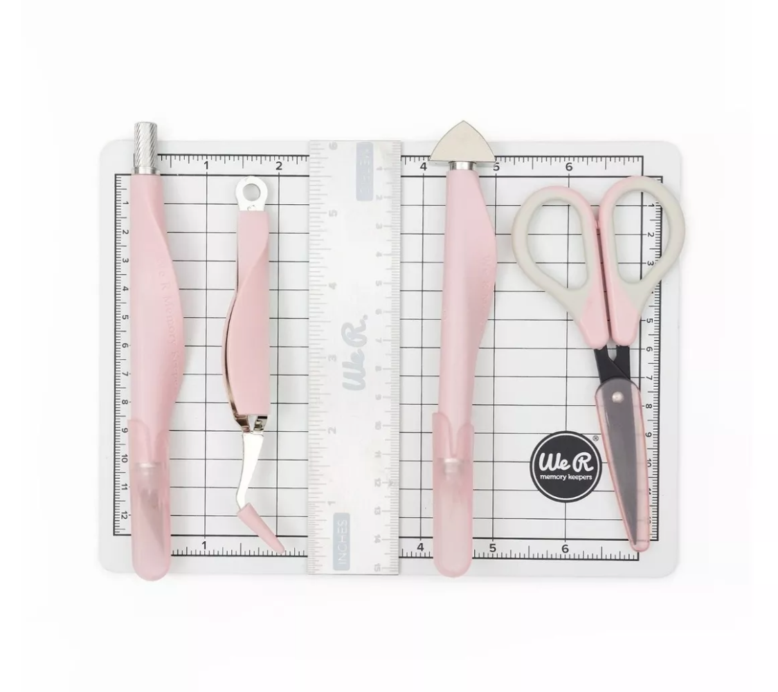 We R Mini Tool Kit Pink | Kit De Herramientas Scrap Rosa