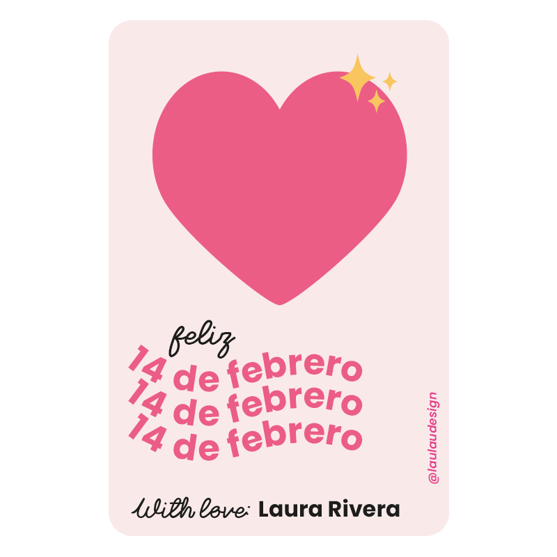 Tags personalizadas San Valentin 2024