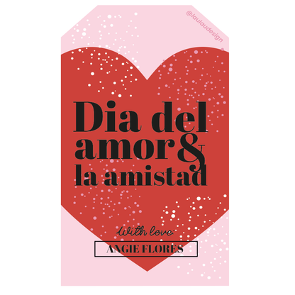 Tags personalizadas San Valentin 2024