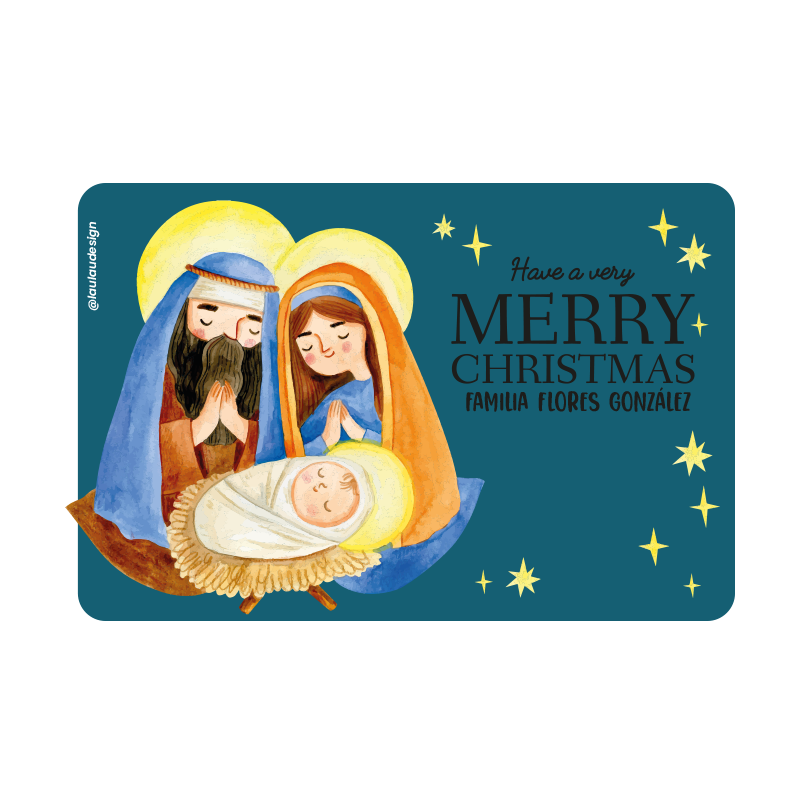 Tarjetas Personalizadas en 3D Christmas Collection