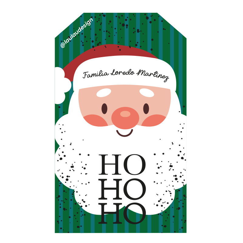 Tags Tarjetas Personalizadas Navideñas