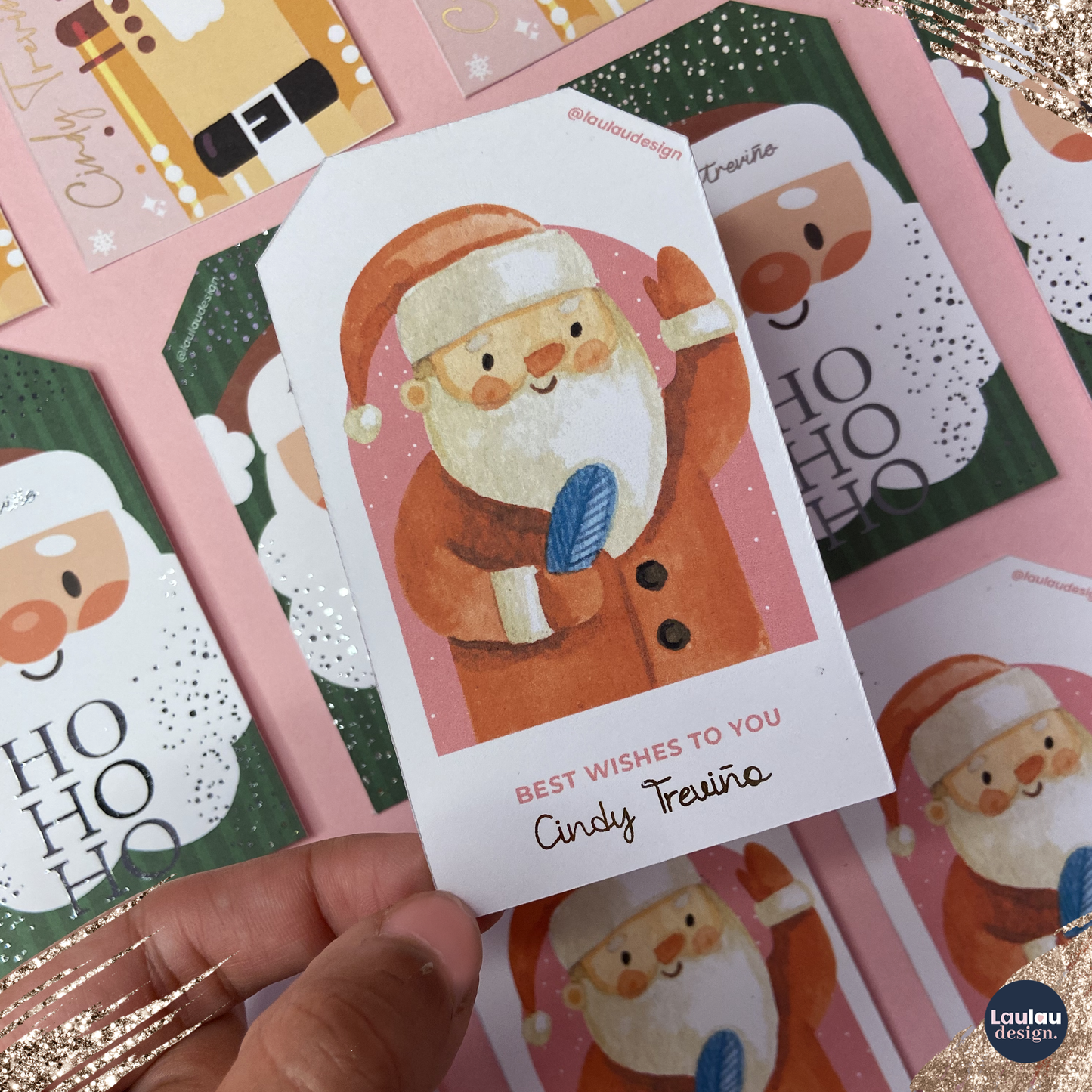 Tags Tarjetas Personalizadas Navideñas