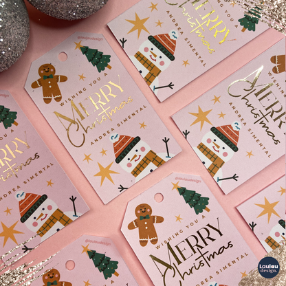 Tags Tarjetas Personalizadas Navideñas